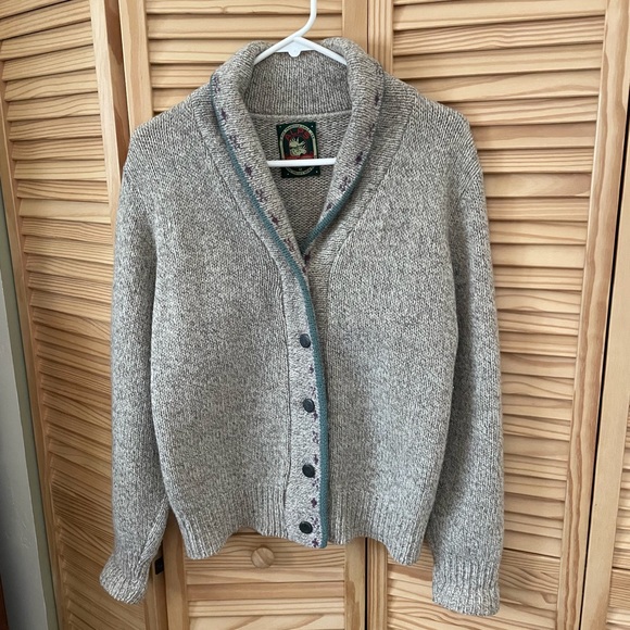 Vintage ALPS Rugged Outdoors Wool Cardigan - Picture 1 of 12